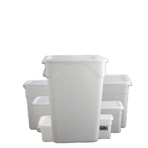 2L-22L plastik PC PP madde Bin kutu ticari mutfak için gıda saklama kabı çok fonksiyonlu yuvarlak gıda saklama kabı - Product Image 1