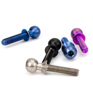 100% Titanium <strong>Ball</strong> <strong>Stud</strong> for RC Kart - Product Image 1