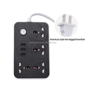Presa multiuso Multi presa USB con interruttore stile britannico scheda di estensione - Product Image 4