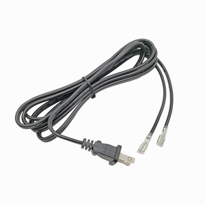 10A 120V 18AWG 2ขาปลั๊กผนัง NEMA 1-15P,สายไฟโพลาไรซ์ AC ปลั๊ก2ขาแบบอเมริกันสายไฟต่อ - Product Image 2