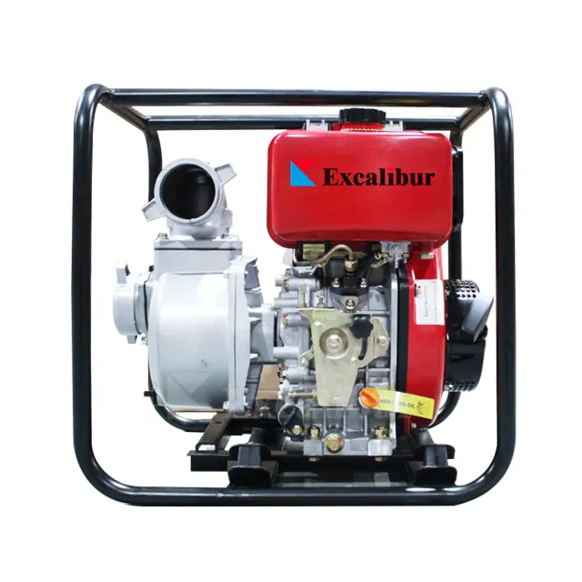 4*4 Inch Irrigation Excalibur High lift 8HP 10HP186F Diesel powered water pumps for kenya