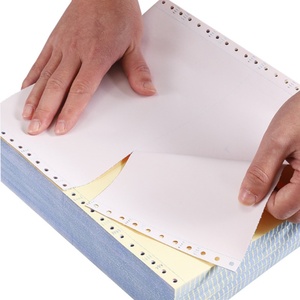 Papel de impresora continua de impresión de 3 capas, venta al por mayor, rollo de 3 capas, libro de factura, formulario de papel Ncr sin carbón con un precio más barato - Product Image 3