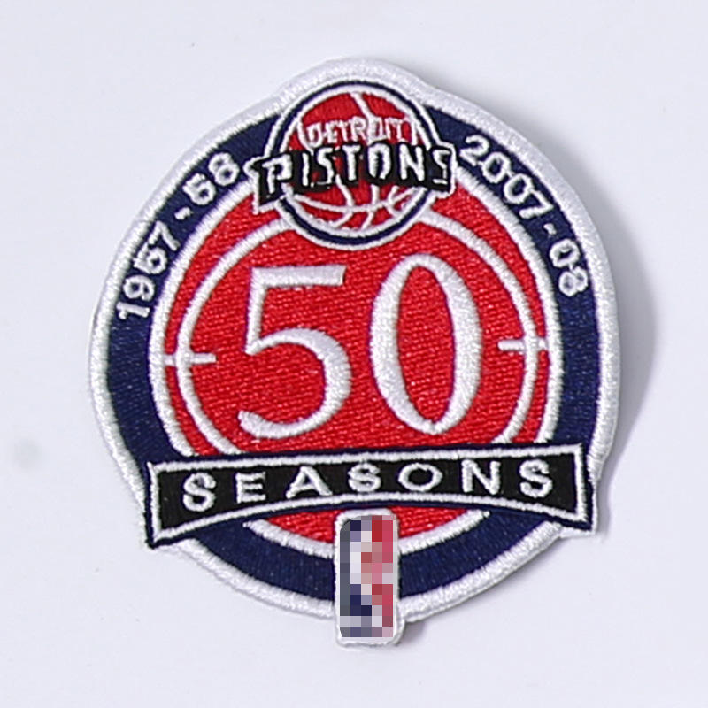 Couleurs mélangées - 50e anniversaire des pistons - 7*7,5