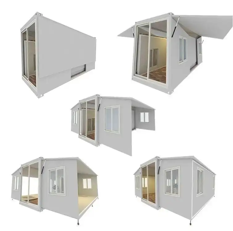 Stile rustico più bello della cabina 700 piede quadrato efficiente alternativa prefabbricata case a due piani fatto in filippine