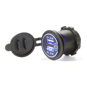 PD Fast Charging 12V Input 5V 4.2A Dual Usb Car <strong>Charger</strong> Waterproof <strong>Charger</strong> for Triumph Tiger 800 Xc Bmw R1200Rt - Product Image 1