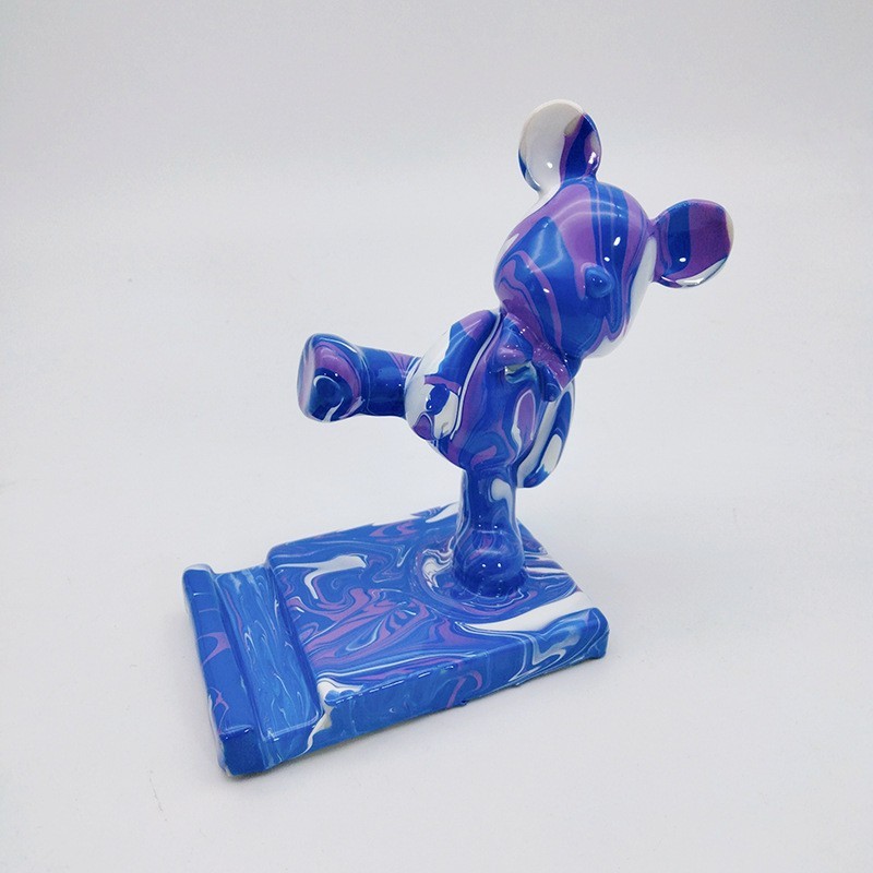(Blue Purple White Pigment) Square Holder