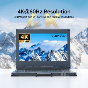 MT-VIKI 4K 15.6 "液晶KVM交换机控制台1端口HDMI/VGA/DVI/DP便携式 - Product Image 2