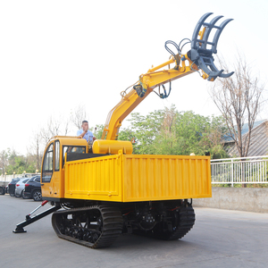 CE EPA Mini Crawler Dumper All Terrain Mountain Orchard Bagger excavación y carga 8 Ton Crawler Dumper con excavadora - Product Image 3