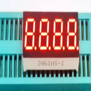 Vier 4-stellige 7-Segment-LED-Anzeige für Schreibtisch kalender Wecker Pure Red LED-Digital anzeige 0,5-Zoll-LED-7-Segment-Anzeige