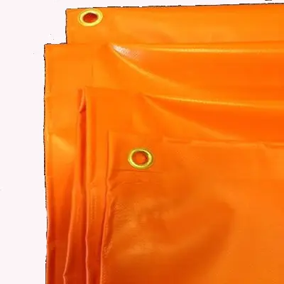 580sm produttore di tessuto rivestito in PVC impermeabile Lona telone in plastica PVC vinile rotolo di tela cerata per materiale di copertura del camion, tenda