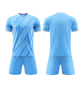 Yeni tasarım ucuz özel futbol forması yüksek kaliteli nefes kişiselleştirilmiş takımlar için özel futbol forması Set - Product Image 3