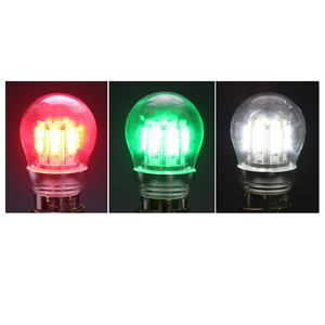 Otomotiv Led ampul yönü gösterge lambası BA15S BA15D tabanı 2.3W motosiklet sinyal ışığı 12V Led aydınlatma cam kapak - Product Image 5