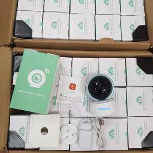 WLAN/WiFi IP Video PTZ Mini açık kamera HD DOM ile 360 ° CMOS Vayfili gece görüş ve bulut veri depolama düz CCTV sistemi - Product Image 4