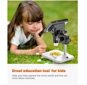 Gran oferta microscopio digital LCD de 4,3 pulgadas 1000x, microscopio de moneda USB con microscopio de luz para estudiantes - Product Image 6