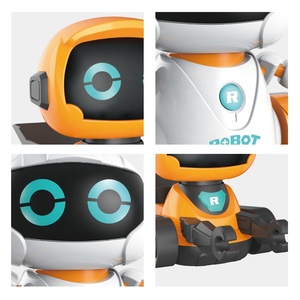 Fai da te Line Follower Robot giocattolo per bambini Robot tecnologia educativa induttiva Robot giocattolo traiettoria funzione di camminata con luce a Led