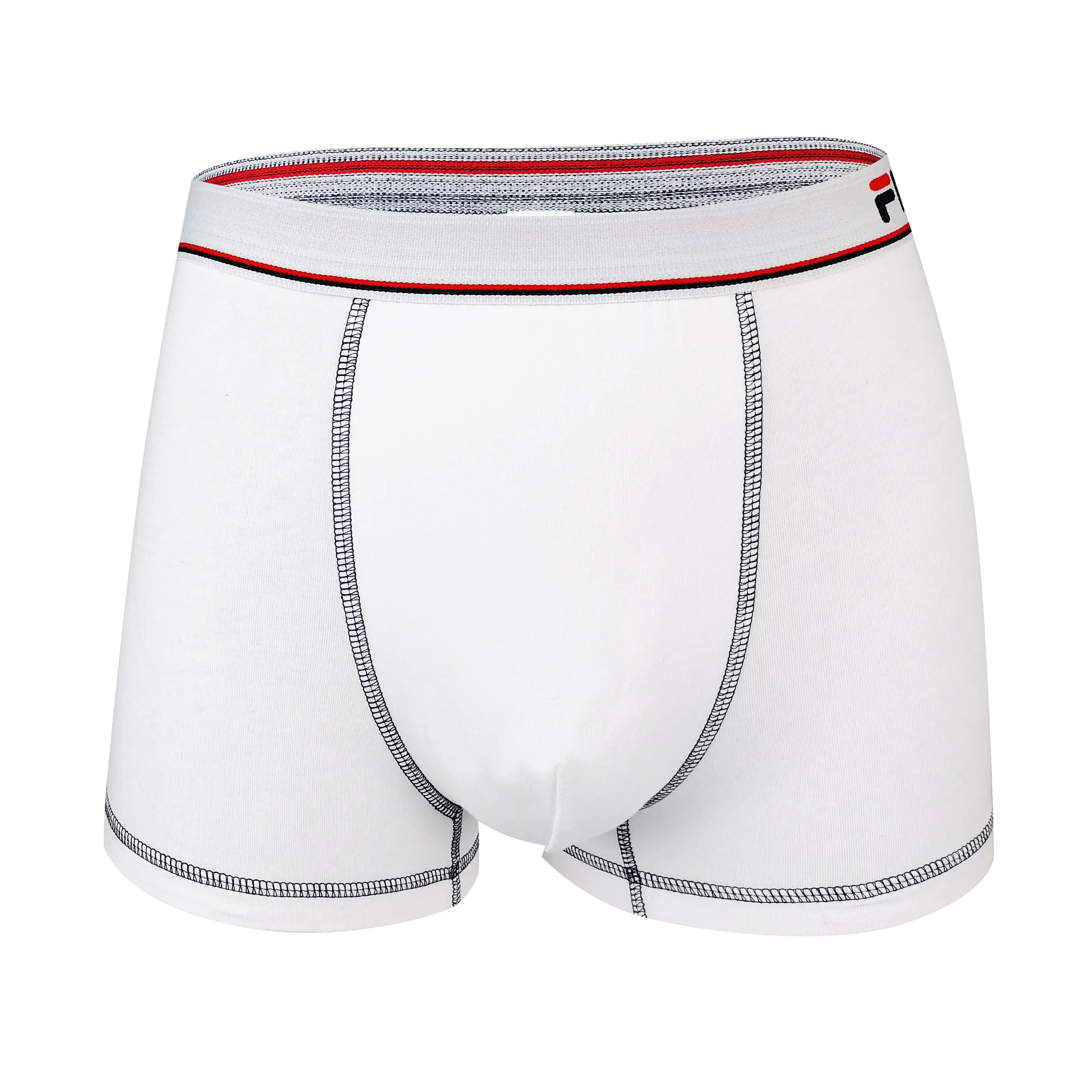 Blanco de la moda apretado los hombres del boxeador sólido Puro Blanco Boxer Shorts calzoncillos ropa interior de hombre