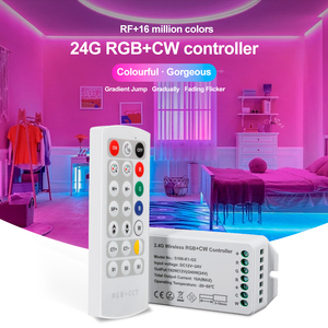 Prezzo di fabbrica senza fili Touch 5CH RGBCCT RF 2.4G LED telecomando per l'illuminazione
