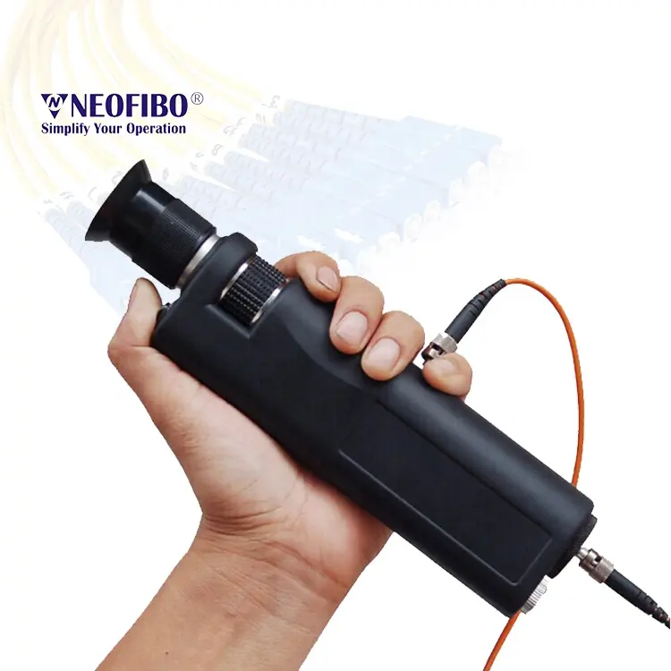 Neofibo Hand Held Camera HD Inspection Magnifier fiber Inspection Scope handheld 400x microscopio per ispezione in fibra ottica