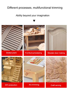 Professional 6-Speed Trimming Wood Slotting Milling Engraving Machine Power Source 220V /110V Rated Voltage Edge <strong>Cutter</strong>