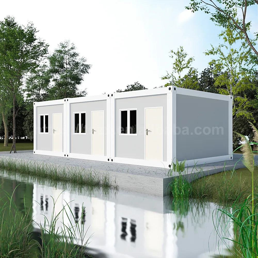 Cheap Modern Small Flat Packaging Mobile 3 Bedroom Prefabricated Modular Small Household Container House