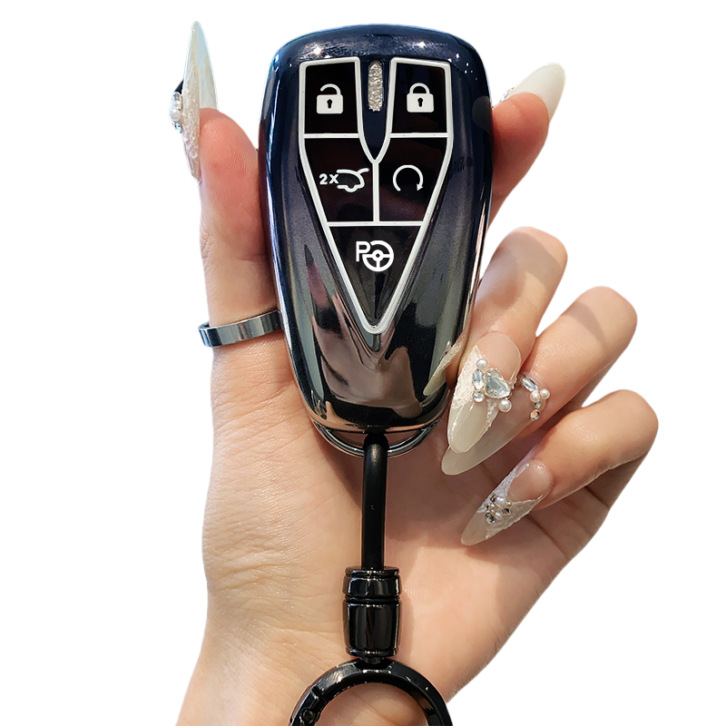 5 Button Black+Key Ring