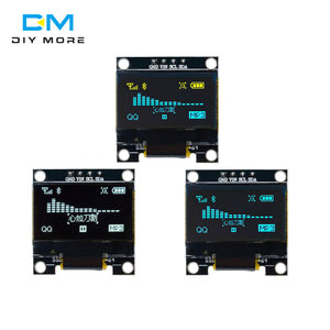 0,96 Zoll 4Pin IIC I2C Seriell 128x64 OLED LCD-Display Weißes Bildschirm modul Für Arduino SSH1106-40-70 Celsius GND VCC SCL SDA