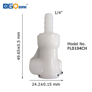 Plastic Quick Large Orifice Coupling <strong>1</strong>/4&quot; <strong>5</strong>/16&quot; 3/8&quot; Female and Male Couplings Quick Connector ROHS Certificate DGOzone - Product Image 2