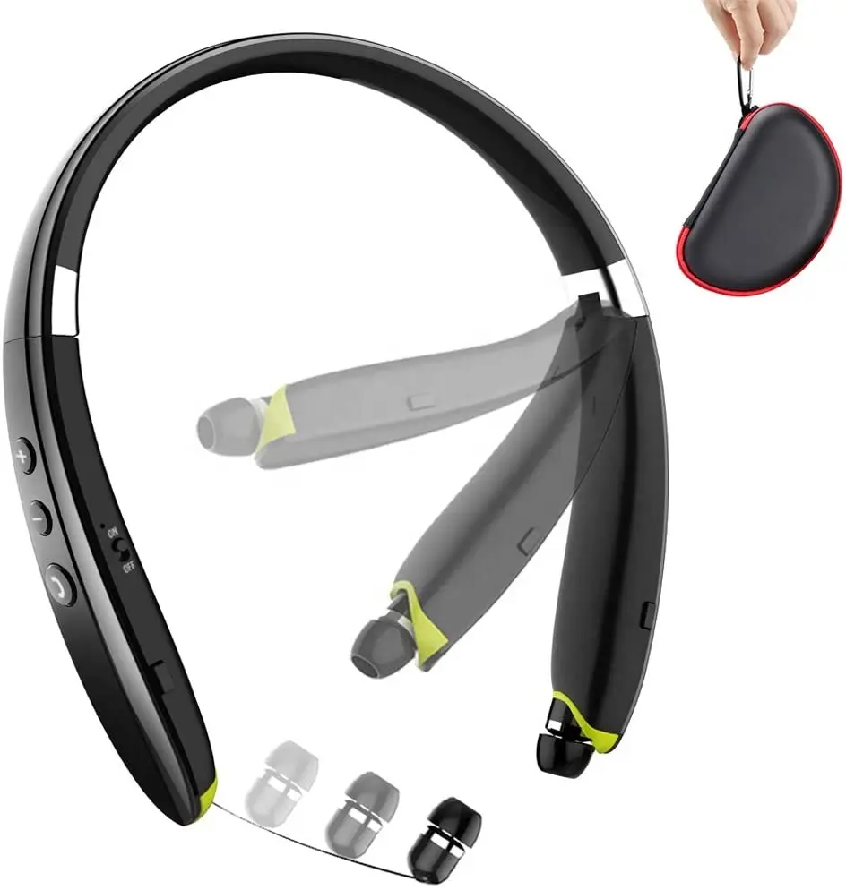 Produk Baru 2020 Headphone Konduksi Tulang Nirkabel Telinga Terbuka dengan Sabuk Olahraga