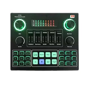 Mezclador de tarjeta de sonido V9, kit de soporte de brazo de micrófono para grabación de Canto de transmisión de estudio en casa - Product Image 1