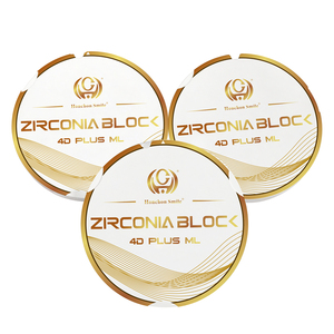 Biểu Tượng Tùy Chỉnh Chất Lượng Tốt Nha Khoa Sản Phẩm Phòng Thí Nghiệm Hàng Tiêu Dùng Zirconia Nha Khoa CAD Cam Giá 4D Cộng Với Multilayer Nha Khoa Zirconia Khối - Product Image 2