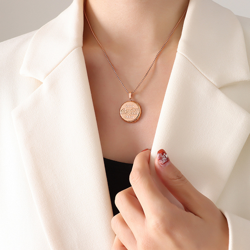 P489 Collana in oro rosa 405 cm