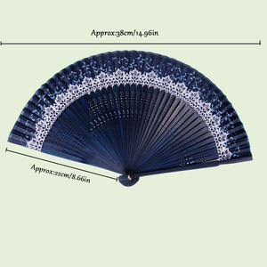 Fatingna手绘环保竹折扇天使设计春节竹制工艺品产品 - Product Image 3