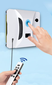 Smart Robot Cleaner with Large Vacuum Adsorption Window <strong>Remote</strong> Control <strong>AU</strong>/EU Plug Household Use Glass Washer - Product Image 2