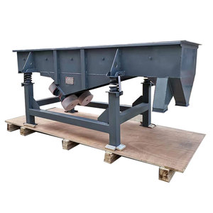 Pantalla de vibración lineal rectangular de acero inoxidable Industrial de gran capacidad con motor para granos de cacao - Product Image 6