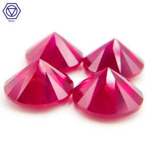 Rarity 0.8mm-3mm Lab Created Red 5# Corundum Round Brilliant Cut <strong>Ruby</strong> 5# Small Size <strong>Ruby</strong> Synthetic Rubi Corundum - Product Image 3