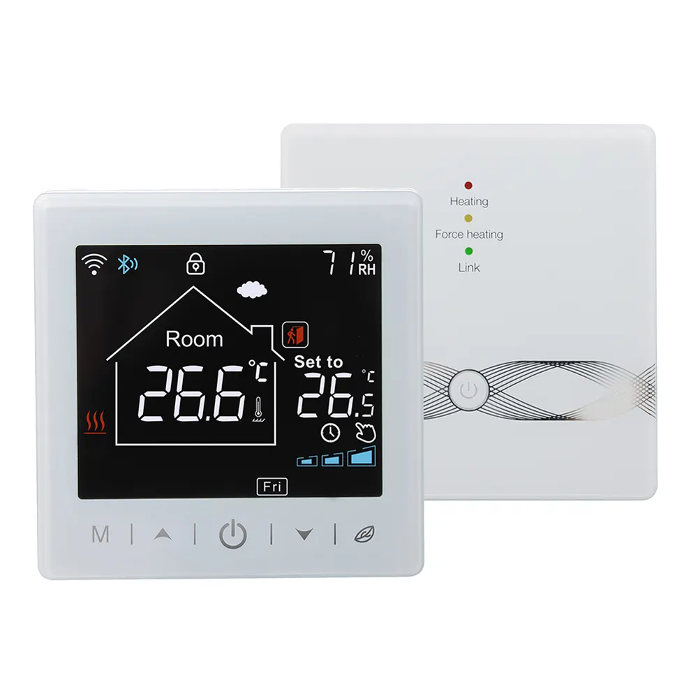 Thermostat intelligent Wifi Tuya RF contrôleur de température sans fil pour chauffage au sol chaudière à gaz chauffe-eau