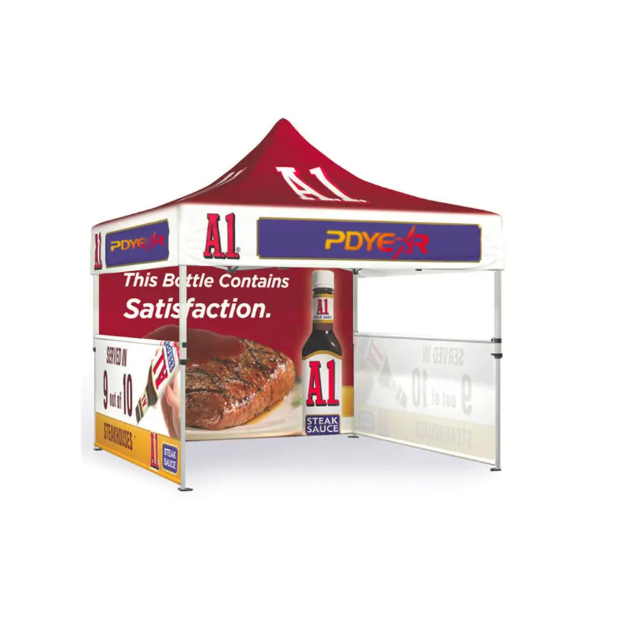 Niedriger Preis 3m x 3m Sofort, Pop-up Tenda Pavillons mit Wänden Bar Comercial Canopy Zelt Logo Druck Outdoor Winter Camping Party