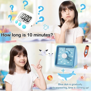 Strumento di gestione del tempo educativo di nuovo Design sensoriale Timer per conto alla rovescia visivo di 60 minuti per bambini - Product Image 6