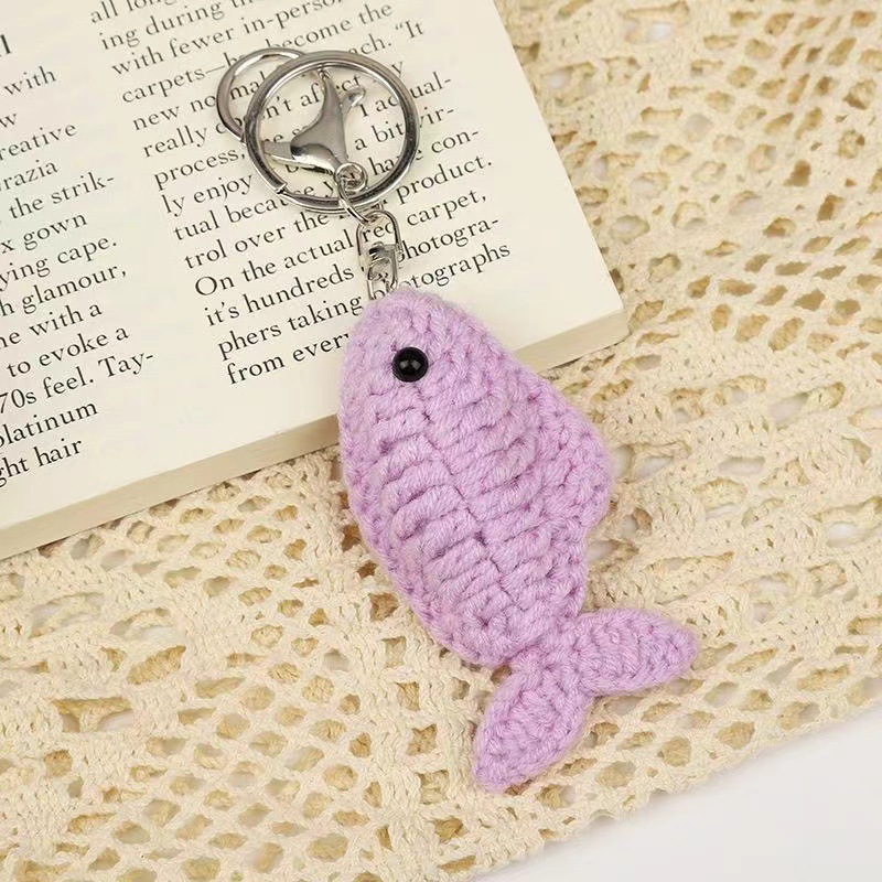 Pez pequeño morado
