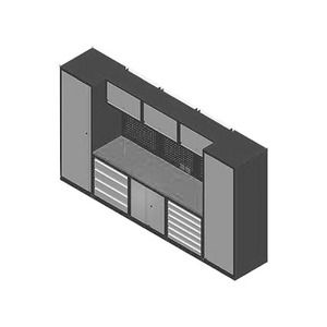 兴源重型车间仓储工作台工具箱机械车库模块化工具柜系统 - Product Image 6