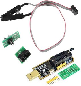 EEPROM Flash Bios USB-Programmierer Ch341-Programmierer mit Clip Soic8-Clip 1,8 V Spi-Flash-Speicheradapter-Brenner-Kit - Product Image 1