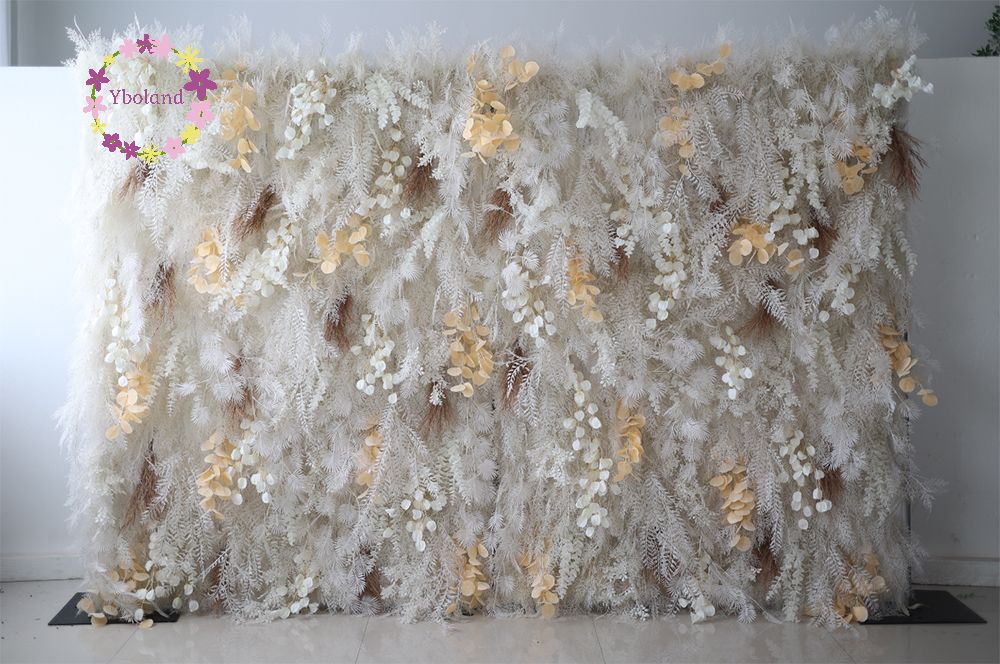 pampas flower wall 10