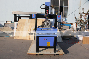 CNC Router 0609 máquina de 8060 con accesorio giratorio para madera materiales de Metal - Product Image 4
