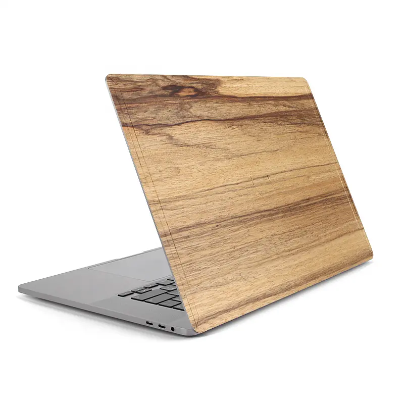 Netbook capa dura para laptop, de alta qualidade, laptop, bambu real, caixa de laptop, pele para macbook