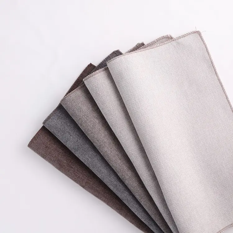 Hochwertige 100% Polyester Polster Samt Chenille Stoff für Sof amöbel Plain Easy Clean Sofa Stoff