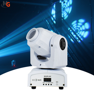 חם מכירות ראש נע 10w 30w 60w 90w rgbw הוביל ראשי זז 8 גובוס 8 תבניות מיני הוביל אור הזזת ראש