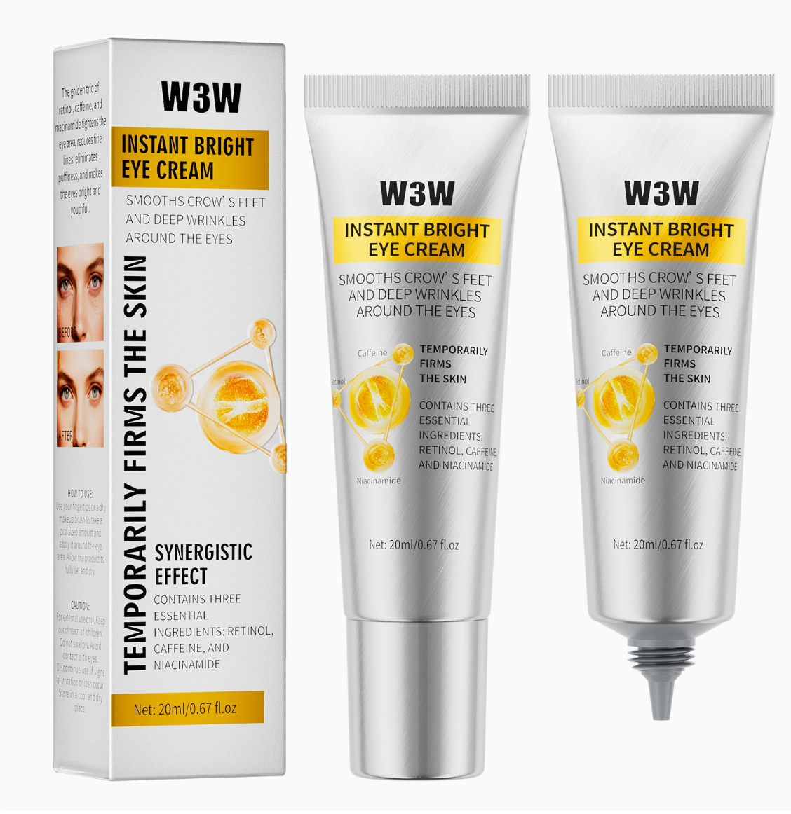 Crème contour des yeux au rétinol