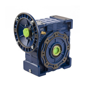 Reductor de velocidad industrial NRV110 OEM Caja de cambios helicoidal de hierro fundido para máquina de perforación Entrada de eje de hierro para carcasa de mineral sintético - Product Image 1