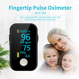 Ngón tay xung Oximeter máu Oxy bão hòa màn hình với báo động, plethysmograph và tưới máu chỉ số - Product Image 6
