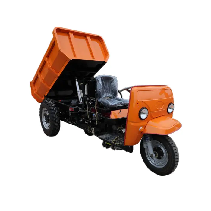 Offre Spéciale diesel JinWang Tricycles électriques à benne basculante Fret de béton à trois roues pour l'ingénierie